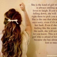 She is the kind of girl who is always smiling and loves to laugh
