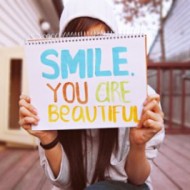 Smile you are beautiful