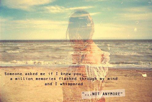 Someone asked me if I knew you