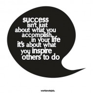 Success isn't just about what you accomplish
