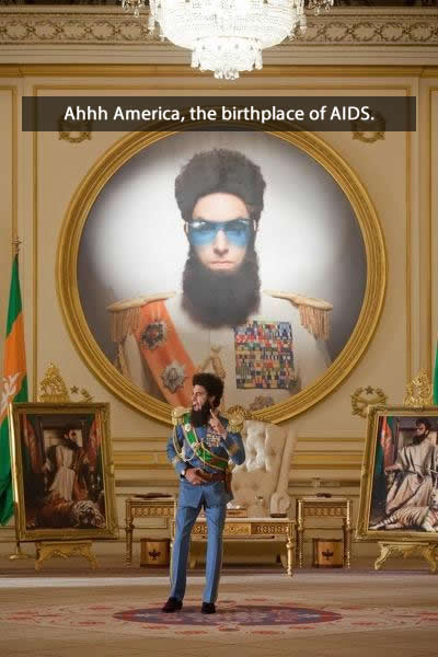 The Dictator Quote - Ahhh America, the birthplace of
