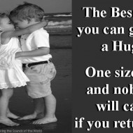 The best gift you can give is a hug