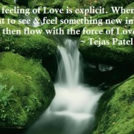The feeling of love is explicit