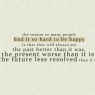 The reason so many people find it so hard to be happy