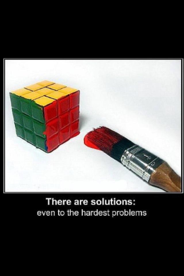 There are solutions even to the hardest problems