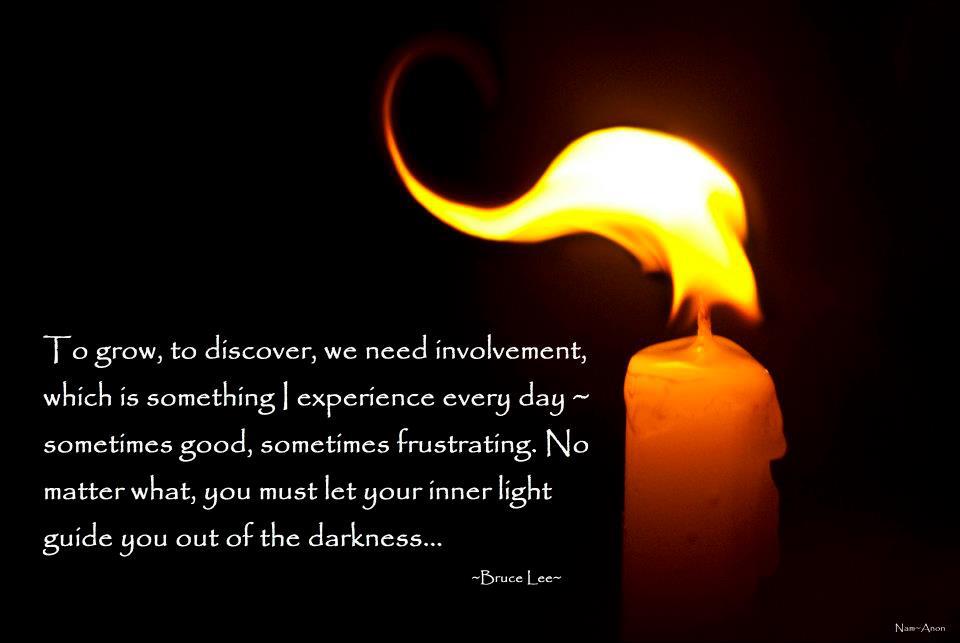 To grow to discover we need involvement