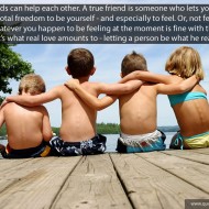 True friend quotes - Friends can help each other