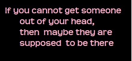 cannot get someone out of your head