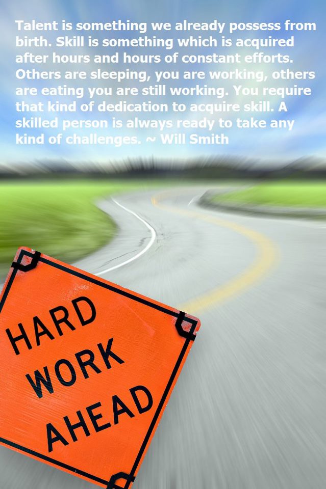 Will Smith - Talent is something we already possess from birth