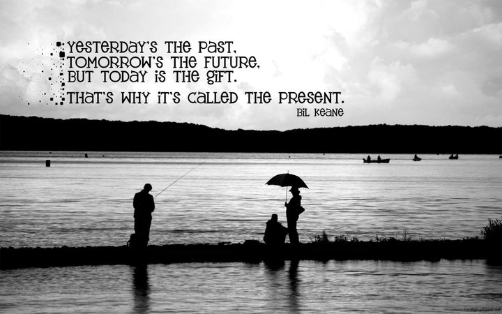 Yesterday is the past...