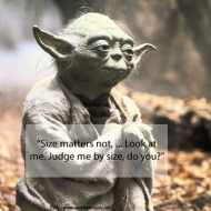 Yoda - Size matters not