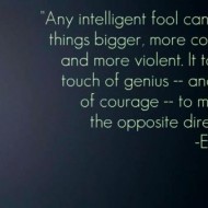 it takes a touch of genius