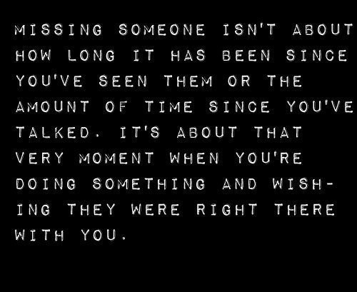 missing someone when he is not there missing someone when he is not there