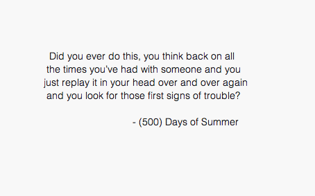 Did you ever do this - 500 days of summer Did you ever do this - 500 days of summer