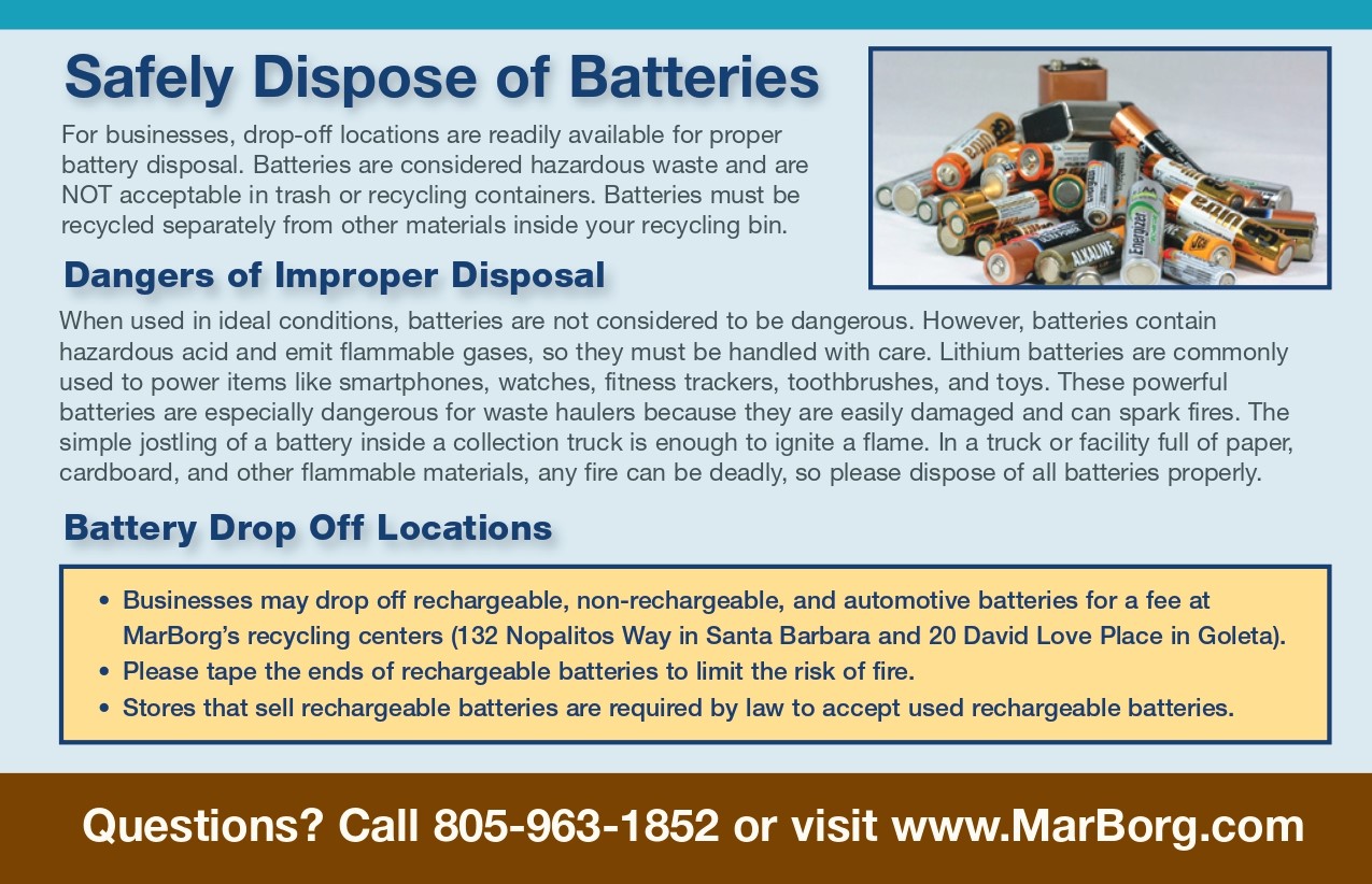 How to Safely Dispose of Batteries Industries