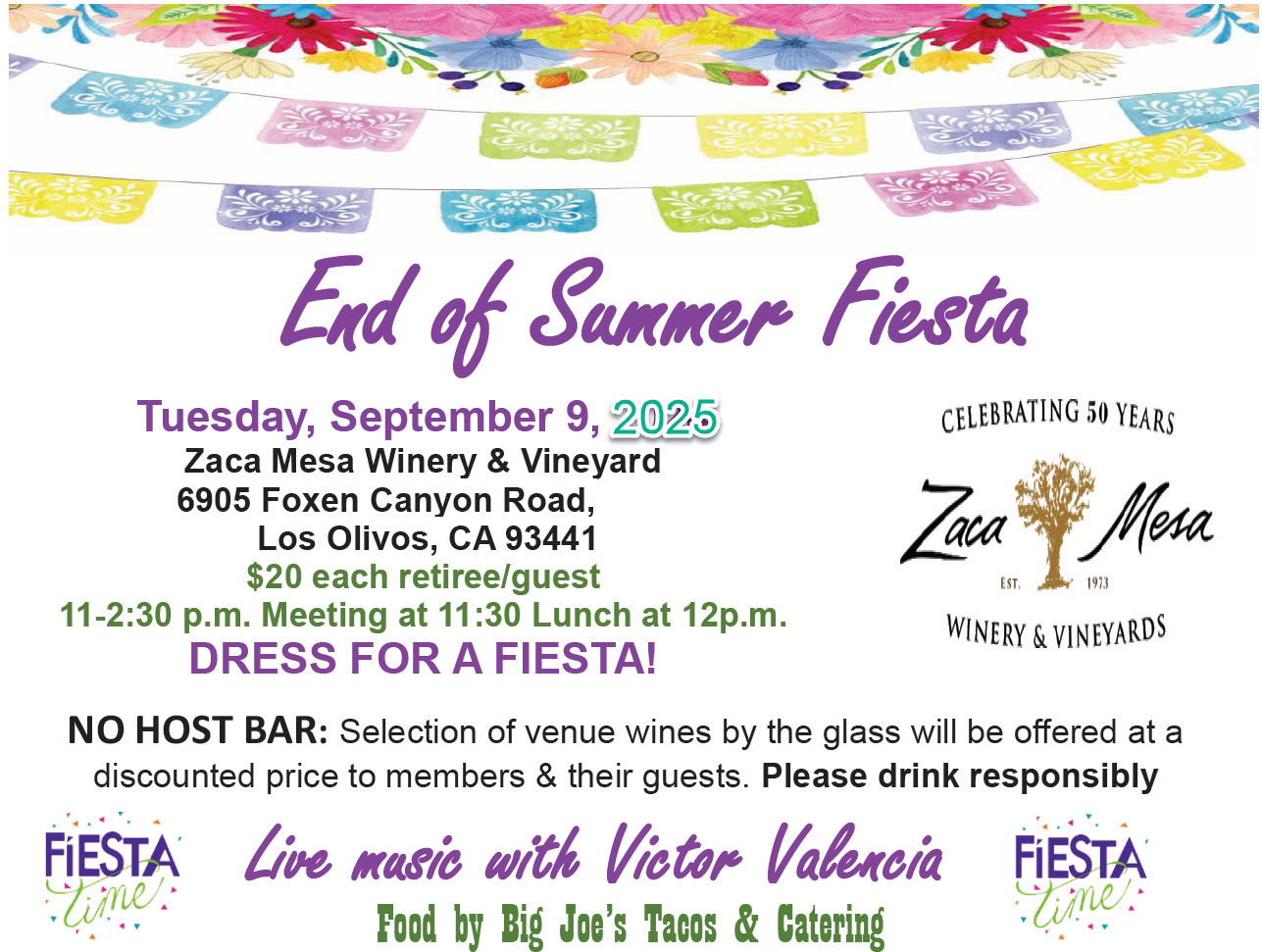 Event Info, 2025-09-09, Zaca Mesa Luncheon, Pt1