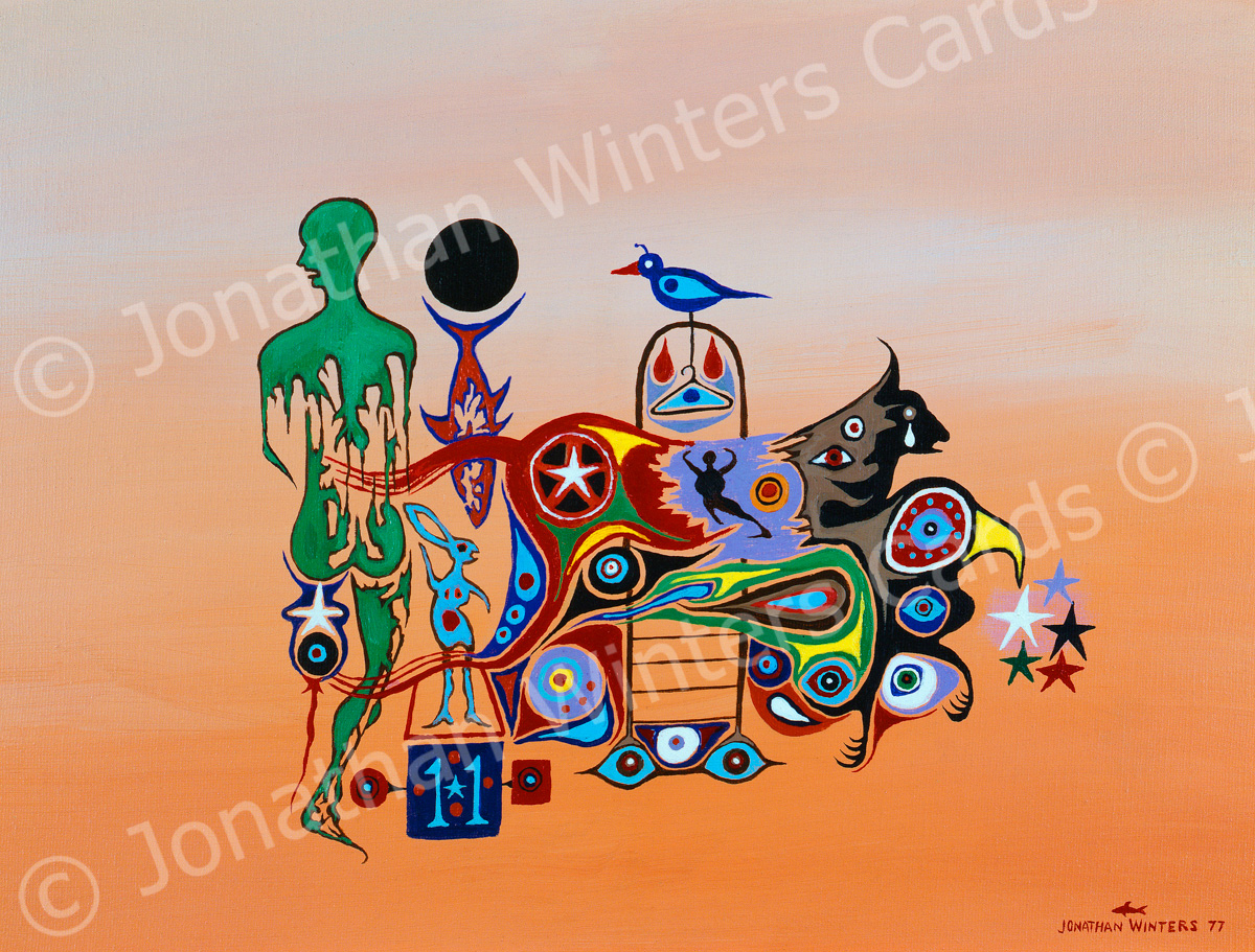 Cards From Art Jonathan Winters