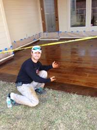 Wood Patio Floors: Decorative Concrete Looks Real AND Weathers Well!