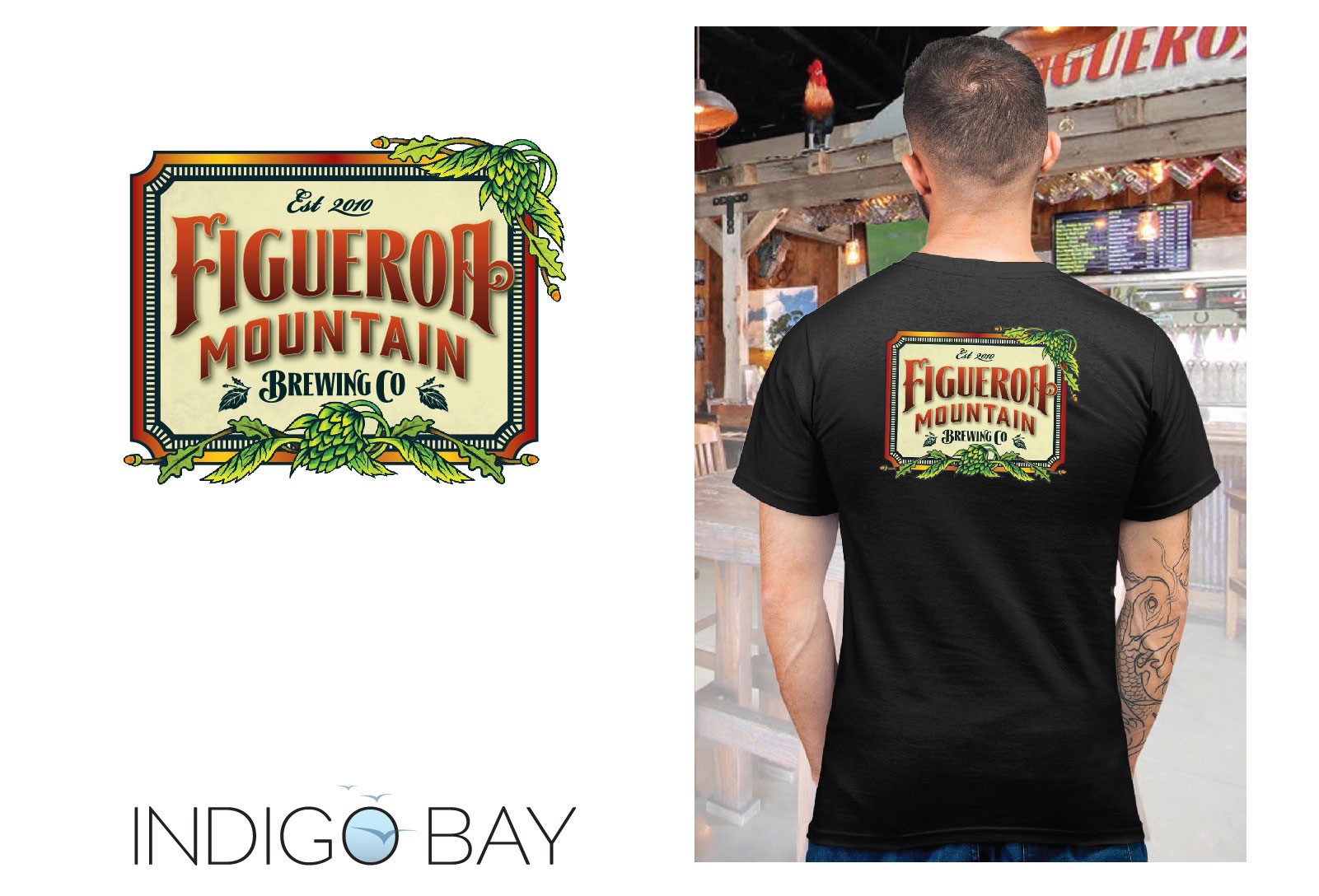 Figueroa Mountain Brewing Co His Indigo Bay Branding