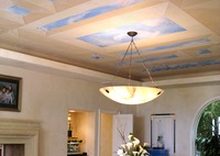 Ceiling mural cherry blossoms