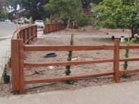 carpentry fencing split rail solid panel