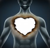 Half the men that die from heart disease did not report any symptoms Half the men that die from heart disease did not report any symptoms