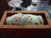 Baby resting in his urn
