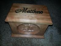 Baby Matthew's urn from Dave Hebert of Johnstown, NY