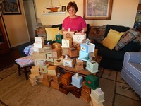 83 Urns received in the first batch to arrive on Elissa's Porch