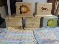 Over ten urns & Blankets arrived from Jerry and Patti Strain of Hernando, Florida