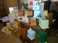 Urns arriving from all over the USA.