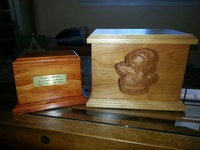 Eagle Scout Matthew Penza of New Fairfield, CT made us 33 urns