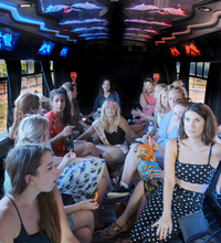 Santa Barbara Party Bus Interior