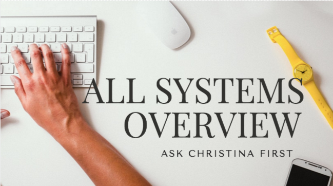 All Systems Overview - Ground Level Consulting