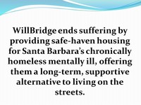 Willbridge SlideshowWillbridge Homeless Housing Help7 2017