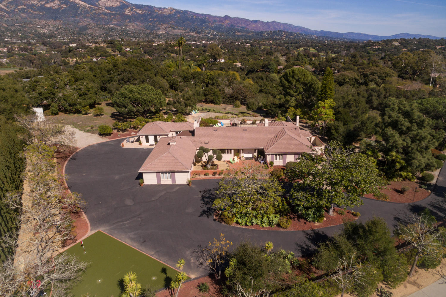 Hope Ranch Estate with Guest House Coastal Properties Real Estate