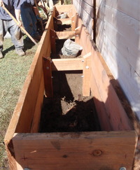 Skinny Long Raised Planting Bed