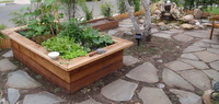 Raised Bed & Water Feature