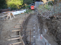 Concrete Wall Retrofit Before