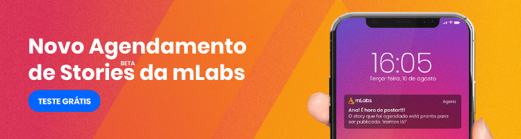 Novo Agendamento de Stories Beta da mLabs - Teste grátis