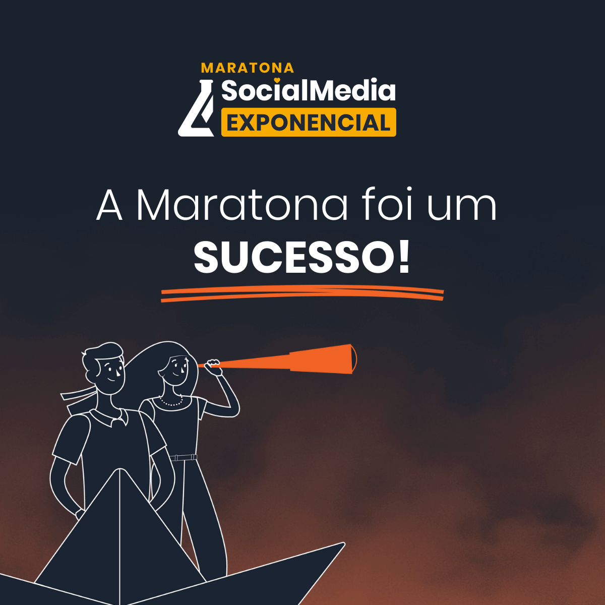 A Maratona foi um sucesso - Maratona Social Media Exponencial