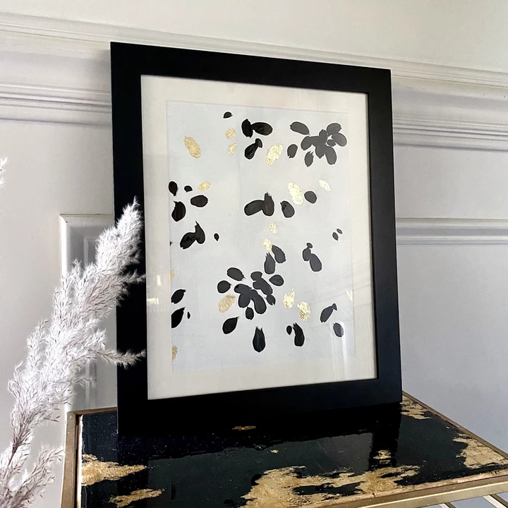Original Art with Gold Leaf