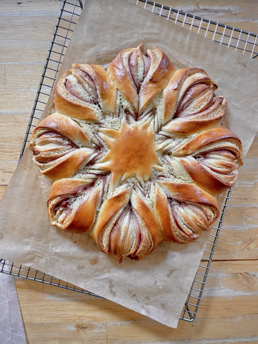 Raspberry Almond Breadmaking
