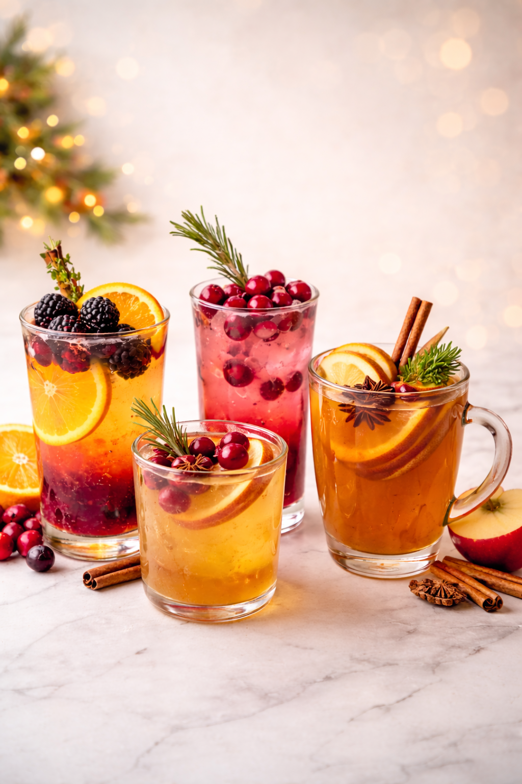 Wintery & Warm Mocktails