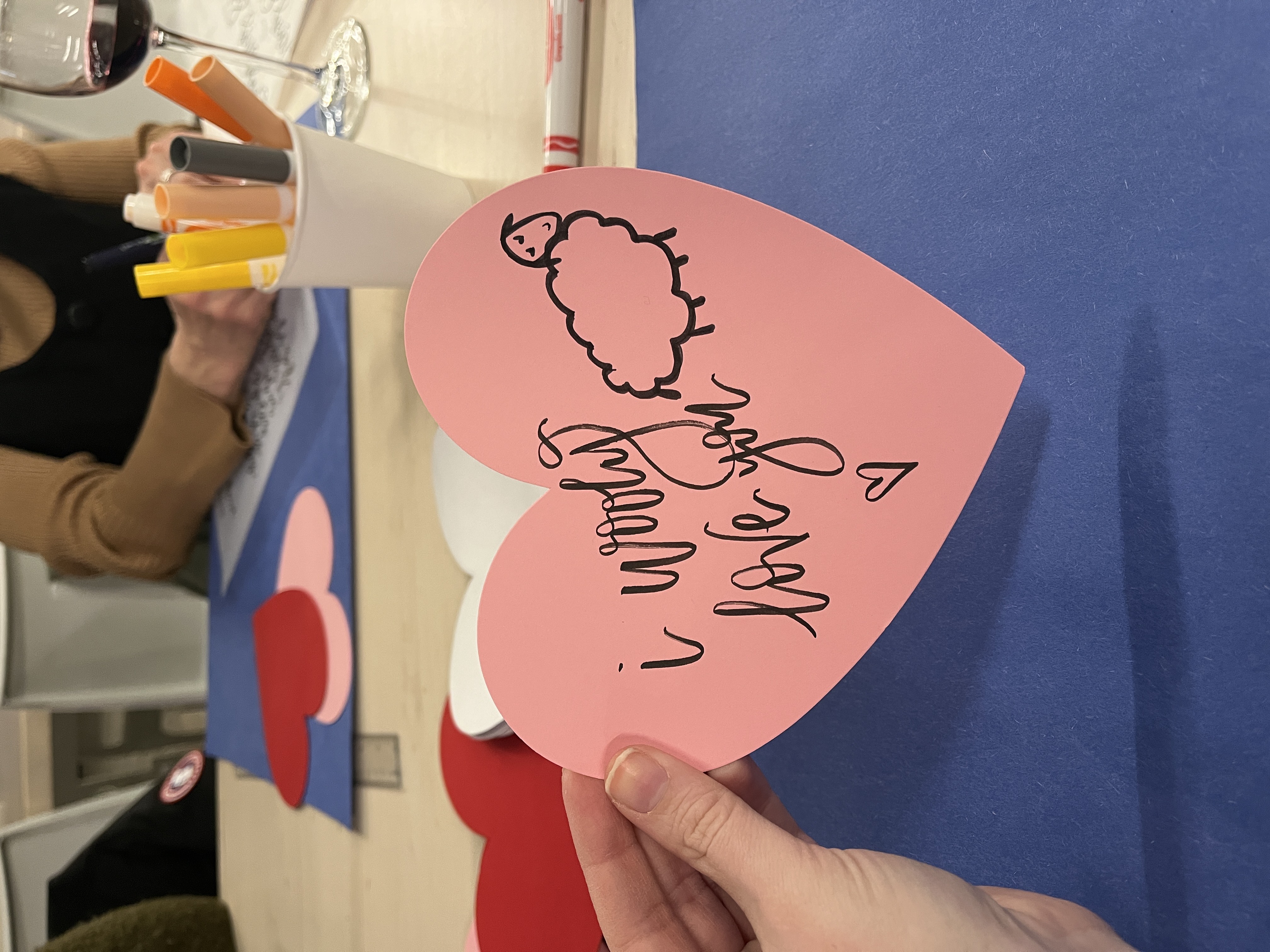 Valentine Brush lettering