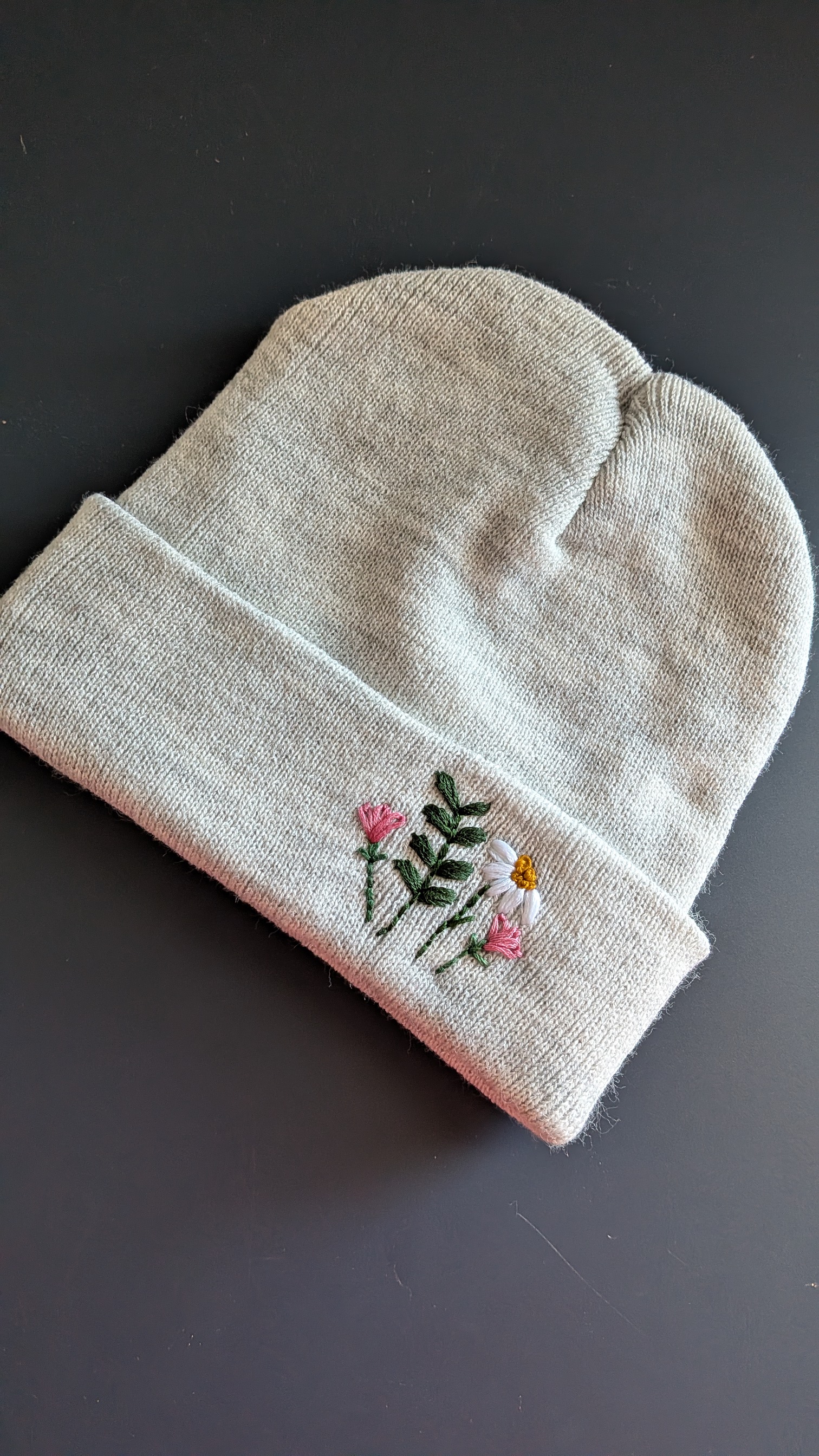 Hand Embroidered Beanies