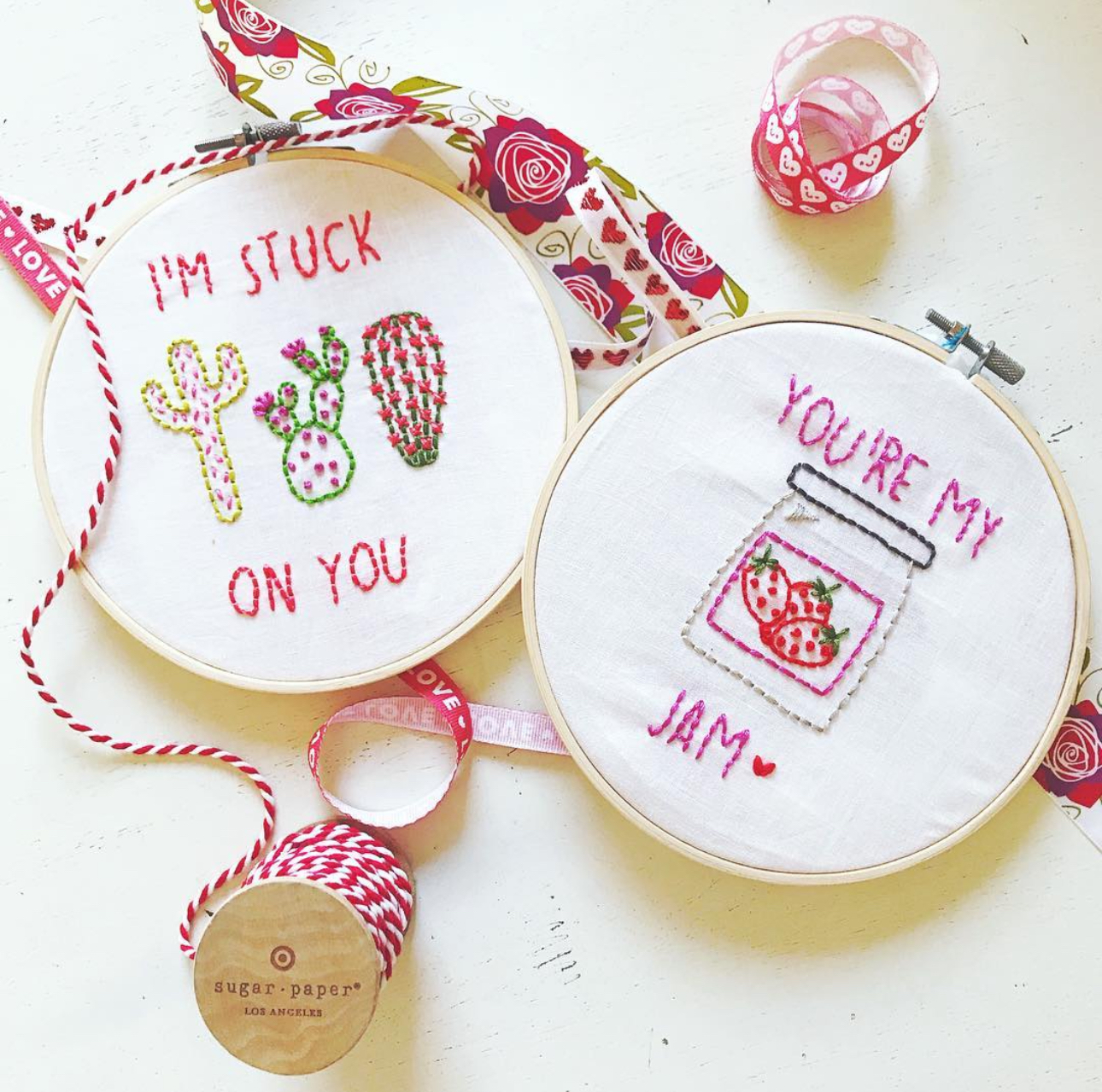 Embroidered Valentine’s