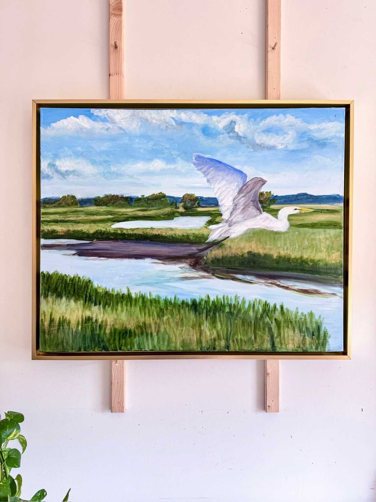 Blue Heron Painting 