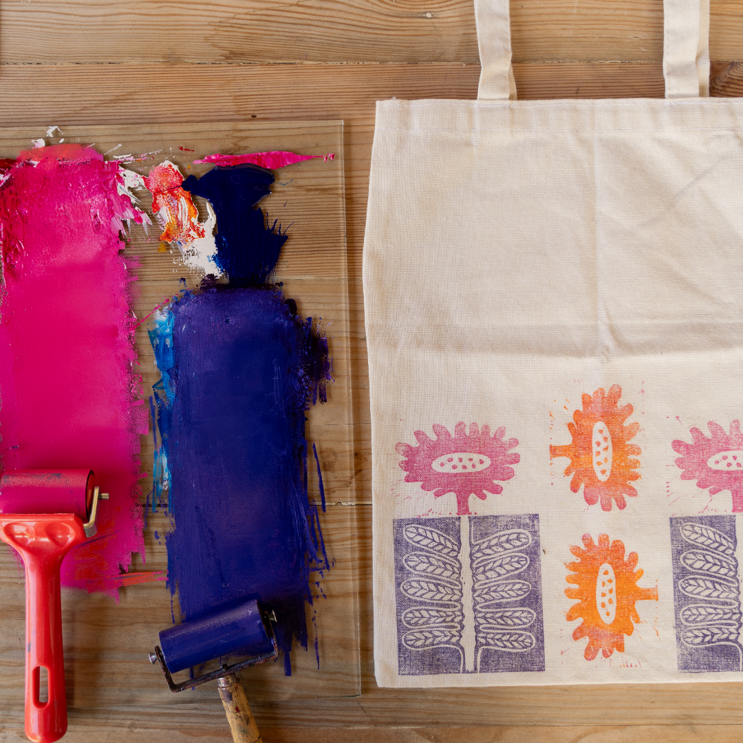 Block Print Tote Bag Workshop