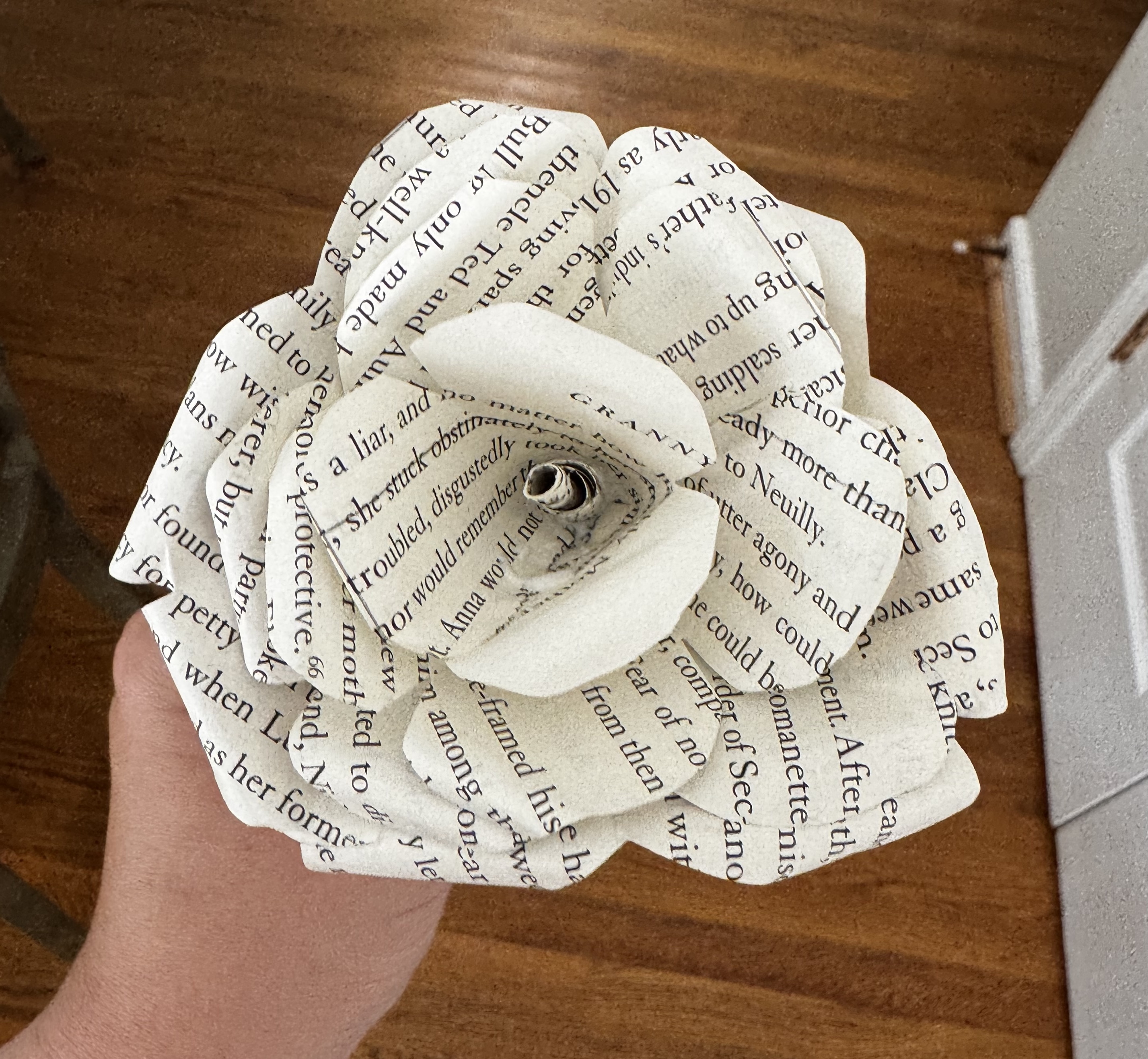 Book Page Bouquets